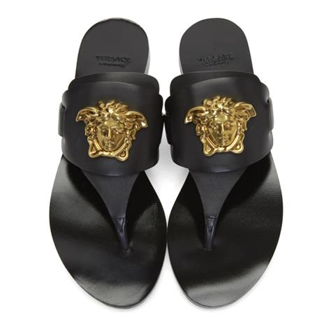 versace palazzo thong sandals|Versace sandals 2021.